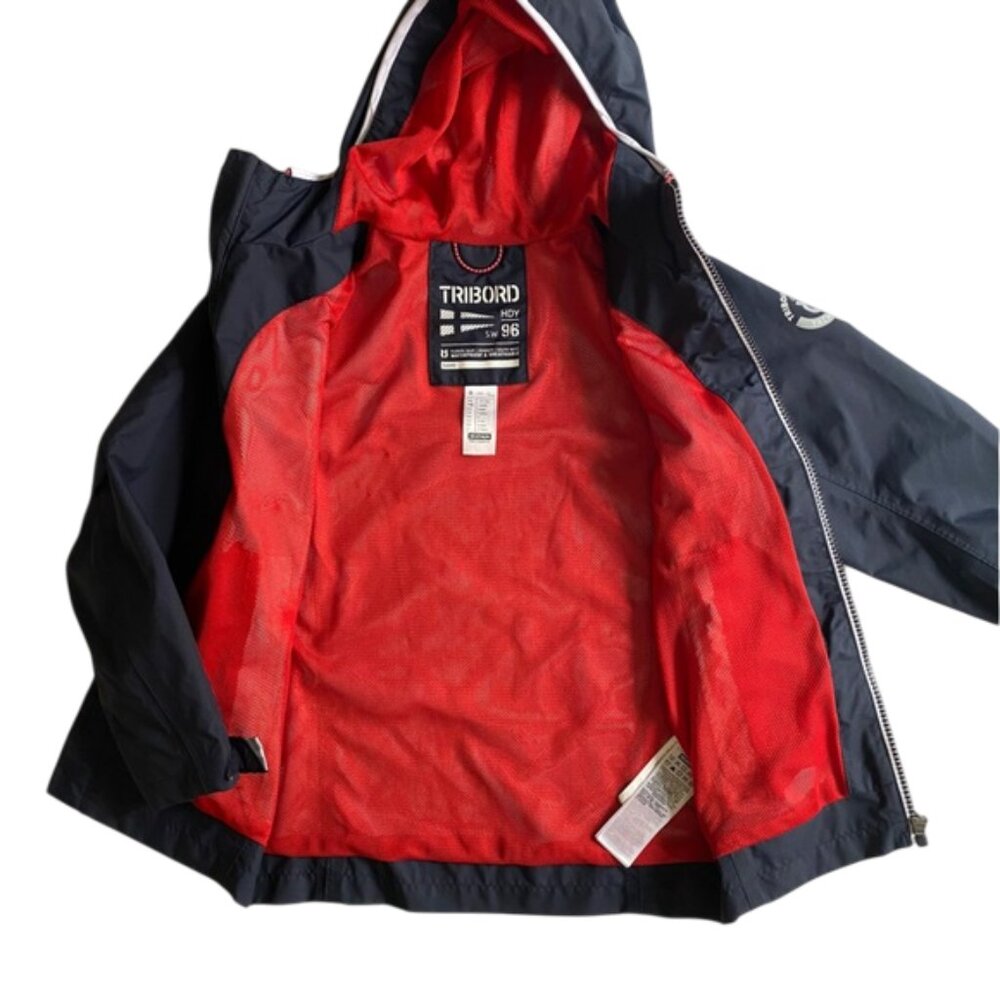 Decathlon Tribord Navy Blue Waterproof Sailing Jacket size 6 - Picture 3 of 9